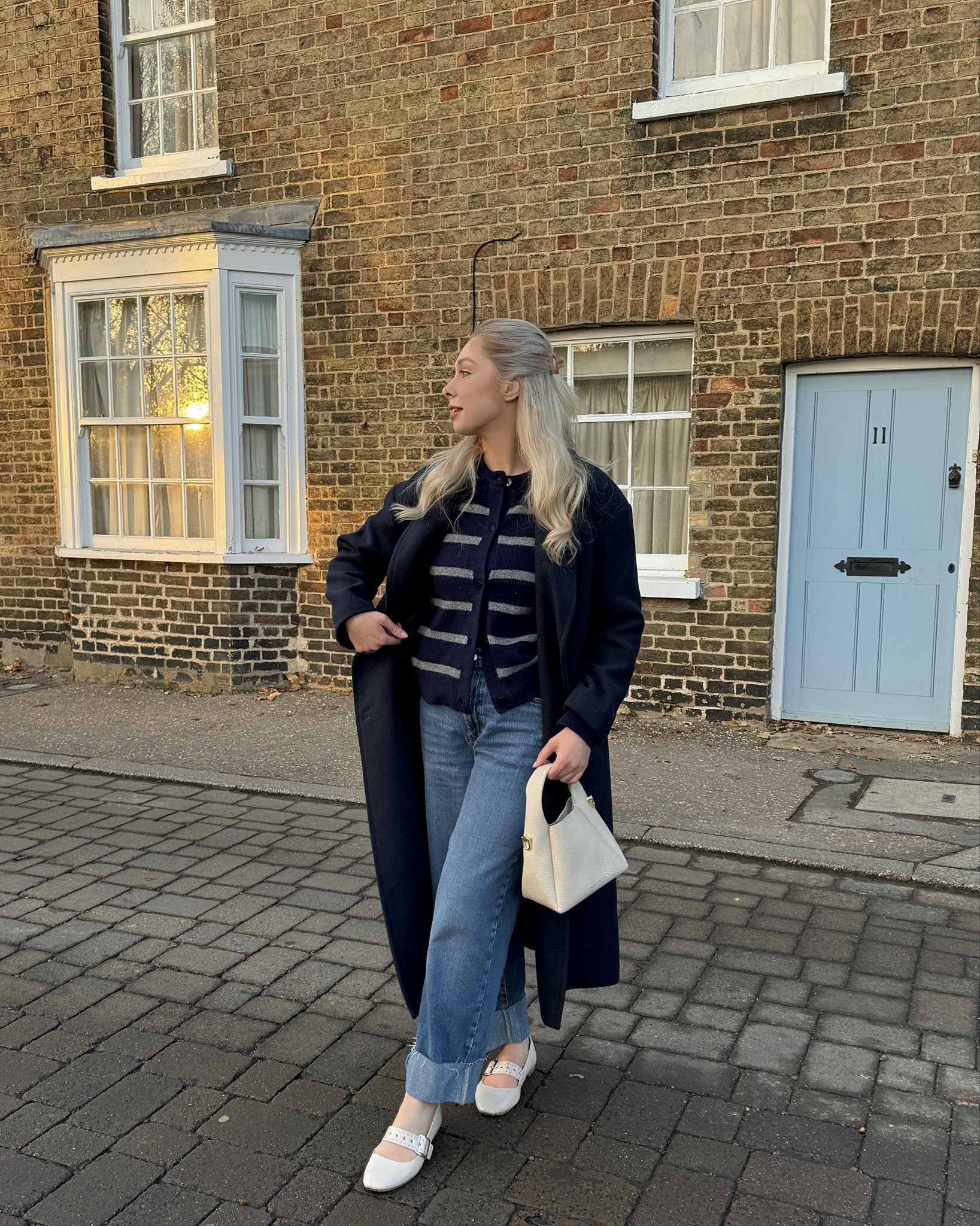 Smart causal winter outfit 🩵 

#LTKwinter #LTKmodest #LTKuk