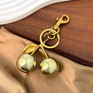 Cherry Keychain & Bag Charm - Cute Cherry Accessories for Women - Gift | Amazon (US)
