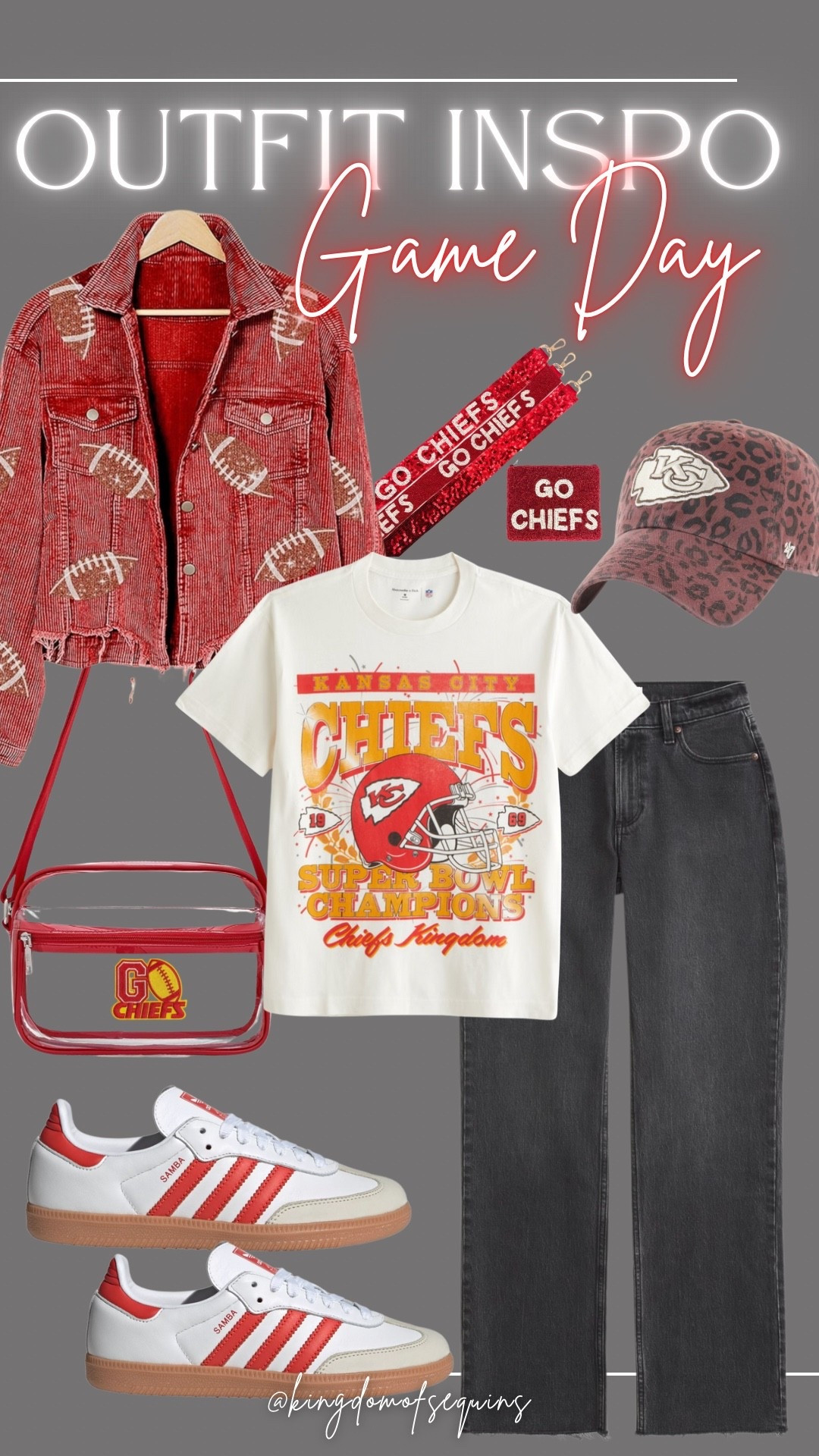 Kansas City Chief football gameday outfit inspo!! 🏈

#LTKSaleAlert #LTKOver40 #LTKSeasonal