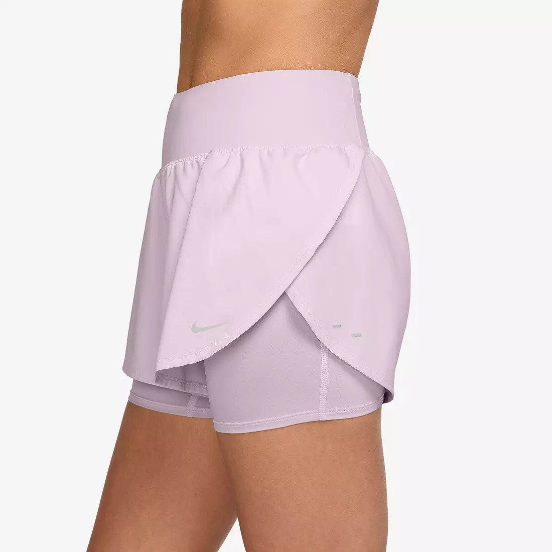Nike Women's Flow Dri-FIT High-Waisted 2-in-1 Running Shorts | DICK'S Sporting Goods