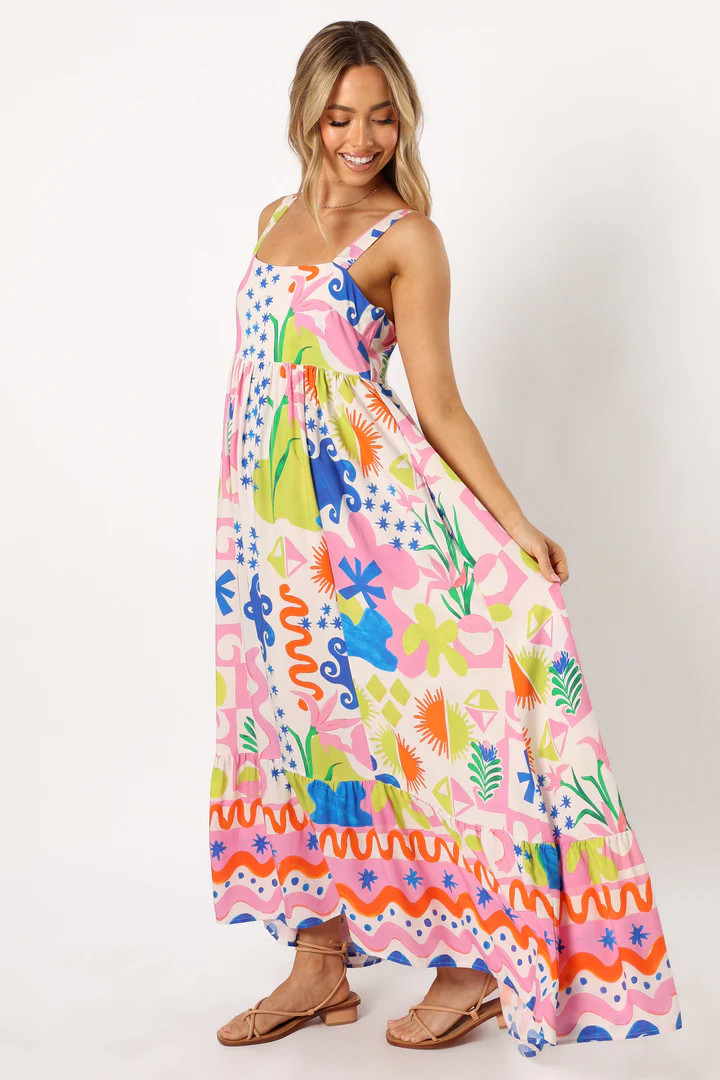 Greer Maxi Dress - Mercedes Print | Petal & Pup (US)