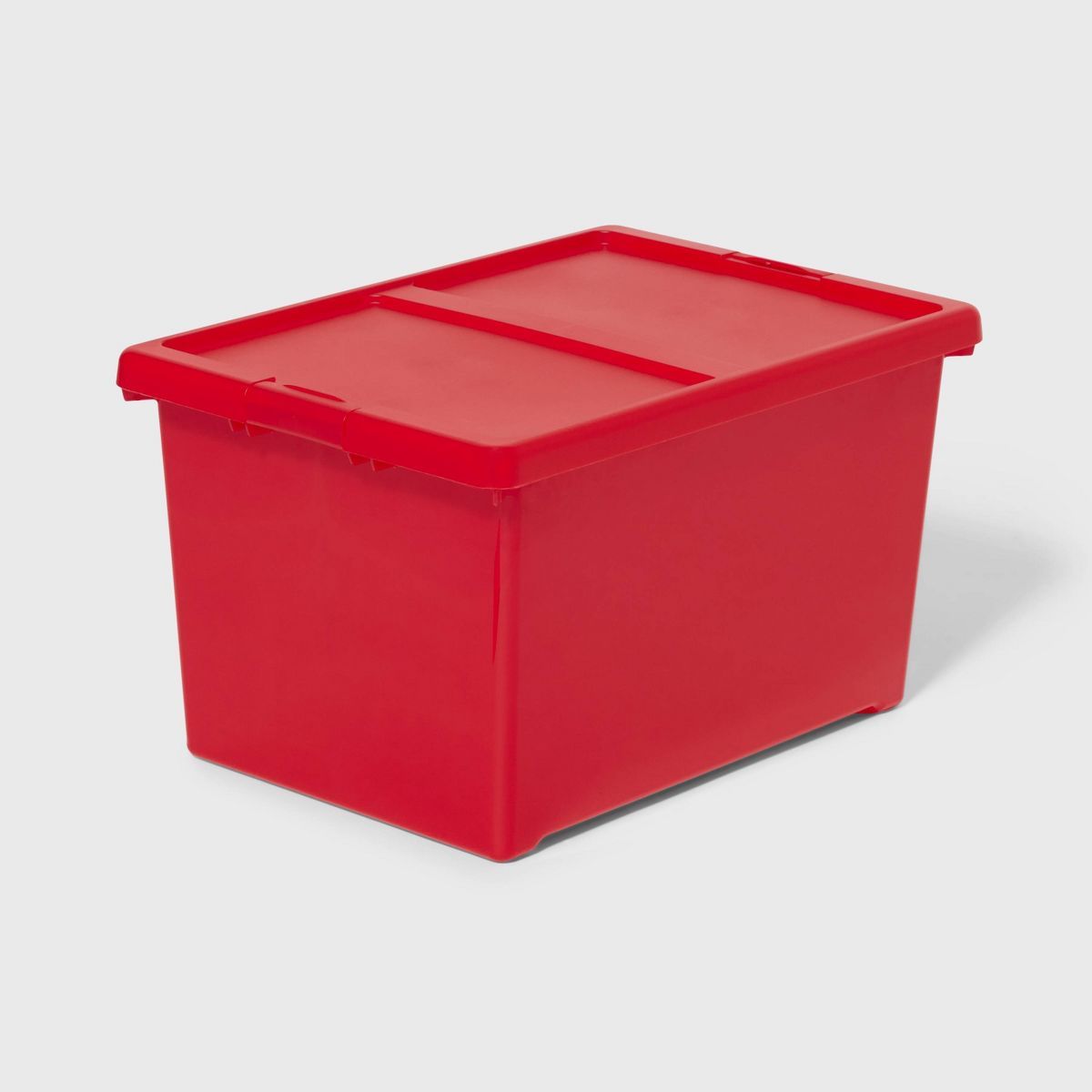 70qt Large Latching Tint Storage Box Red - Brightroom™ | Target