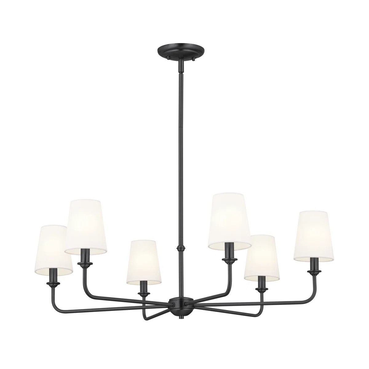 6 - Light Steel Dimmable Classic / Traditional Chandelier | Wayfair North America