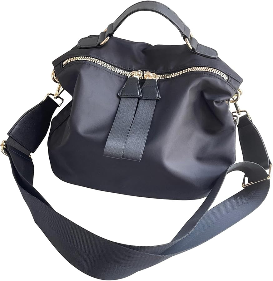 PAKFIEKS Women Nylon Handbag Anti-theft Casual Lightweight Travel Shopping Shoulder Bag Crossbody... | Amazon (US)