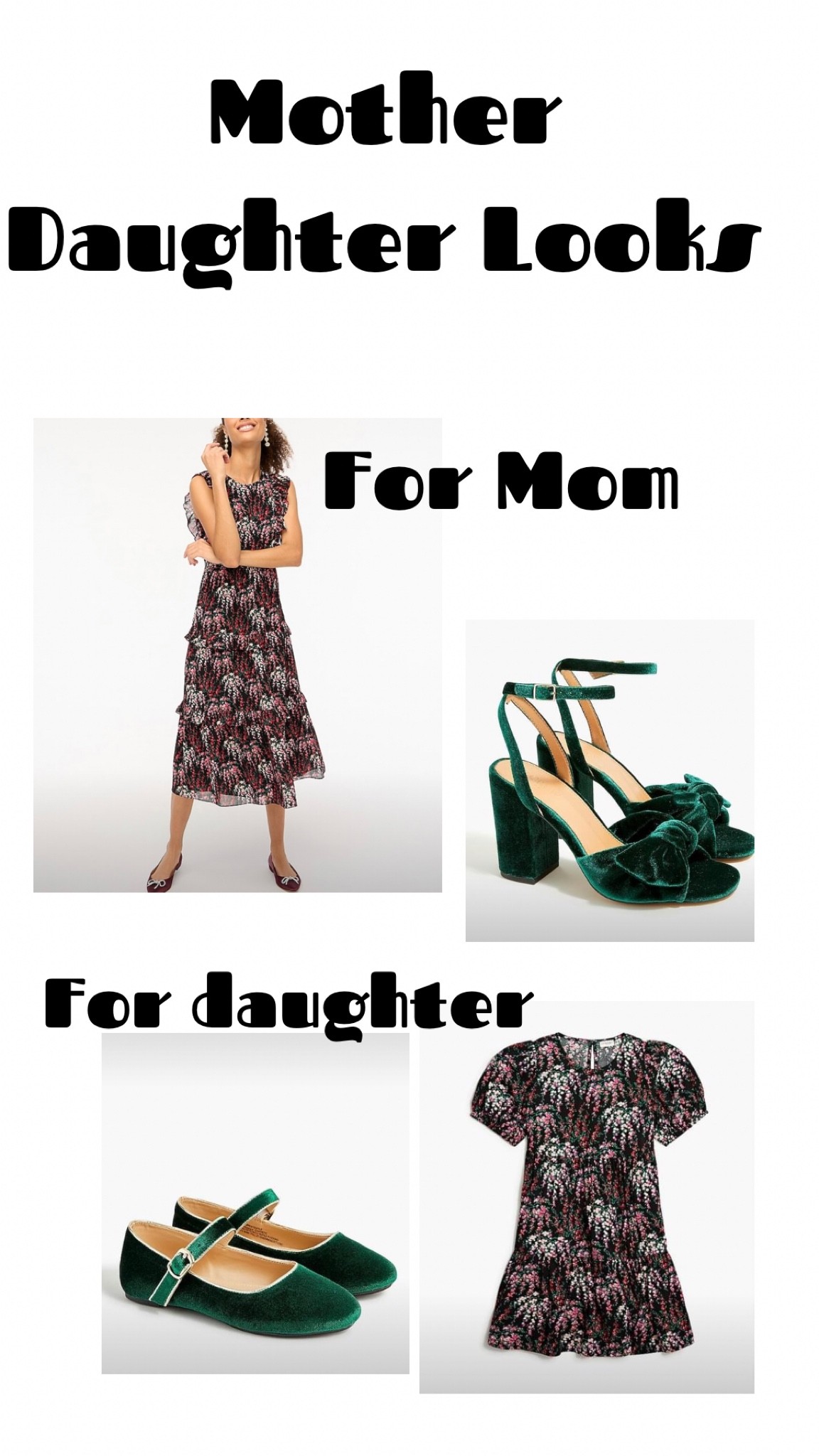 Mother daughter holiday looks 🥰

#LTKstyletip #LTKunder100 #LTKSeasonal