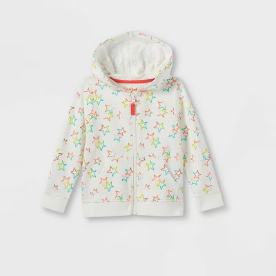 Toddler Girls' French Terry Zip-Up Hoodie - Cat & Jack™ | Target