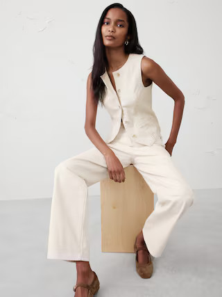 Denim Short Classic Vest | Banana Republic Factory | Banana Republic Factory