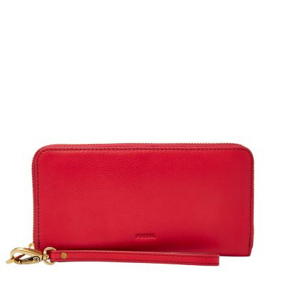 Emma RFID Large Zip Clutch - $85.00 | Fossil (US)