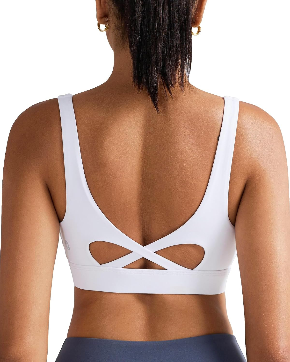 RUNNING GIRL Sports Bra for Women High Support, Molded Cup High Impact Sports Bras with Sewn in Pads Workout Running Bra | Amazon (US)