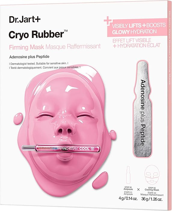 Dr.Jart+ Cryo Rubber Cooling Korean Face Mask with Serum Ampoule| Korean Skin Care | Travel Size | Amazon (US)