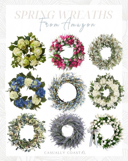 Get your front porch ready for spring with one of these pretty wreaths from Amazon!
-
amazon spring decor, front porch decor, coastal home decor, amazon coastal decor, amazon home decor, hydrangea wreaths, amazon tulip wreaths, 24" wreaths, 18" wreaths, large wreaths, small wreaths, amazon front door wreaths, floral wreaths, amazon flower wreaths, forsythia wreaths, eucalyptus wreaths, white wreaths, blue & white wreaths, amazon wreaths, amazon spring wreaths, amazon home finds, spring tulips, coastal spring wreaths

#LTKSeasonal #LTKhome #LTKstyletip