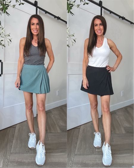 Amazed at how incredible these athletic wear pieces from Walmart are!! This must have skort with built in shorts is $14 ..wearing sz XS
This tank blew my mind…it has great support with a built in shelf bra, great with leggings and on sale for $6!!!!
Sz small


#LTKSeasonal #LTKActive #LTKfindsunder50