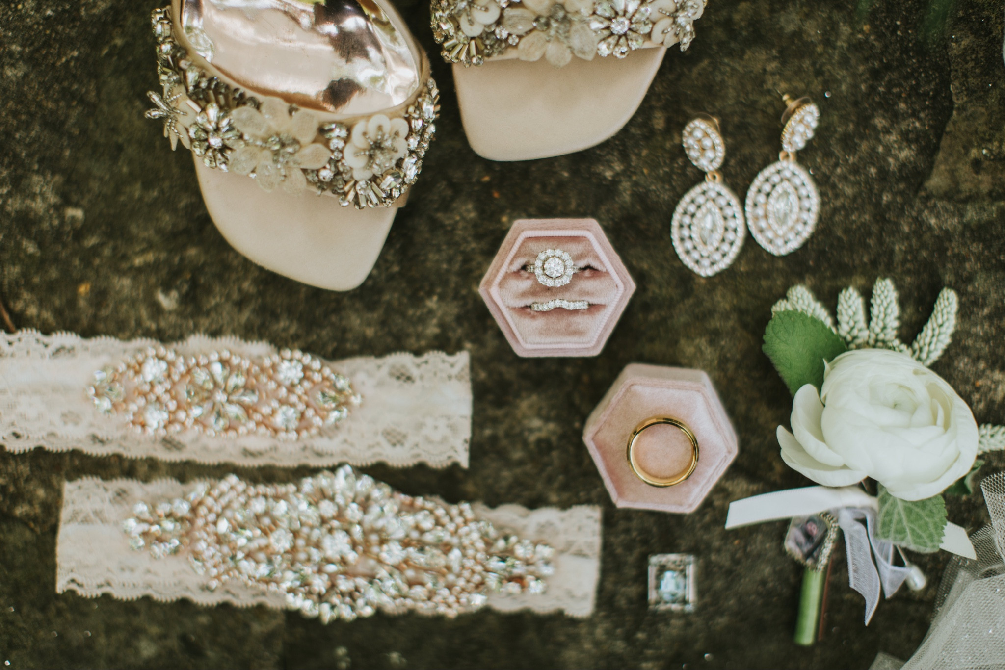 Wedding day essentials, wedding picture charm, Badgley Mischka wedding heels, garter, Neil lane ring, men’s band, wedding earrings

#LTKwedding #LTKsalealert