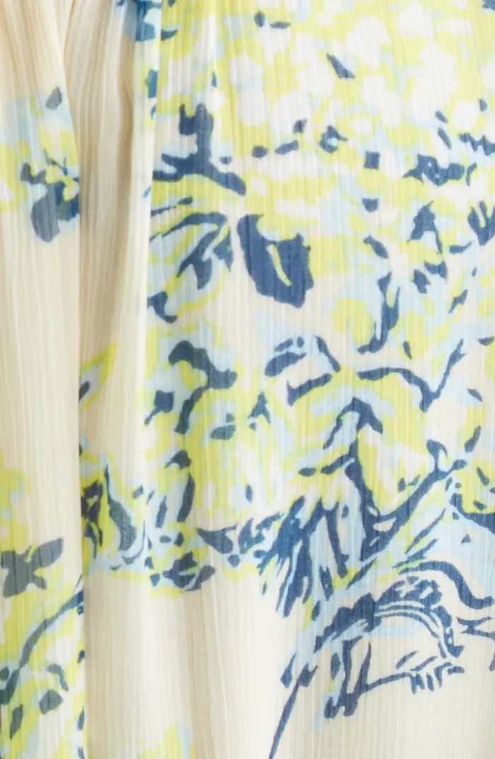 Lyra Floral Long Sleeve Ruffle Detail Dress | Nordstrom