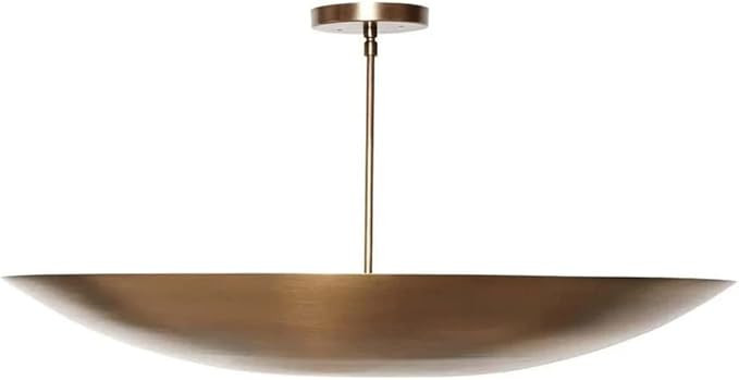 6 Light Elegant Ceiling Flushmount Light Pendant Mid Century Modern Raw Brass Sputnik Chandelier ... | Amazon (US)