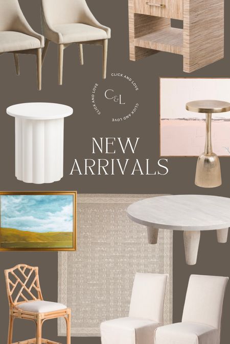 Home decor and furniture New arrivals!! 

Dining chair, coffee table, abstract art, rug, side table, barstool, counter stool, bedside table, nightstand 

#LTKhome #LTKunder50 #LTKunder100