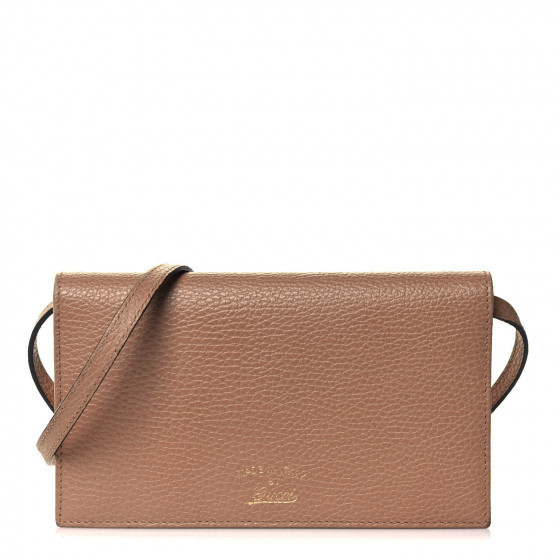 GUCCI Textured Calfskin Mini Swing Wallet Bag Camelia Mineral Blue | Fashionphile