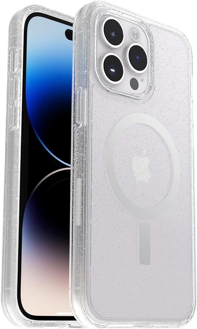 OtterBox iPhone 14 Pro Max (ONLY) Symmetry Series+ Case - STARDUST (Clear/Glitter), ultra-sleek, ... | Amazon (US)