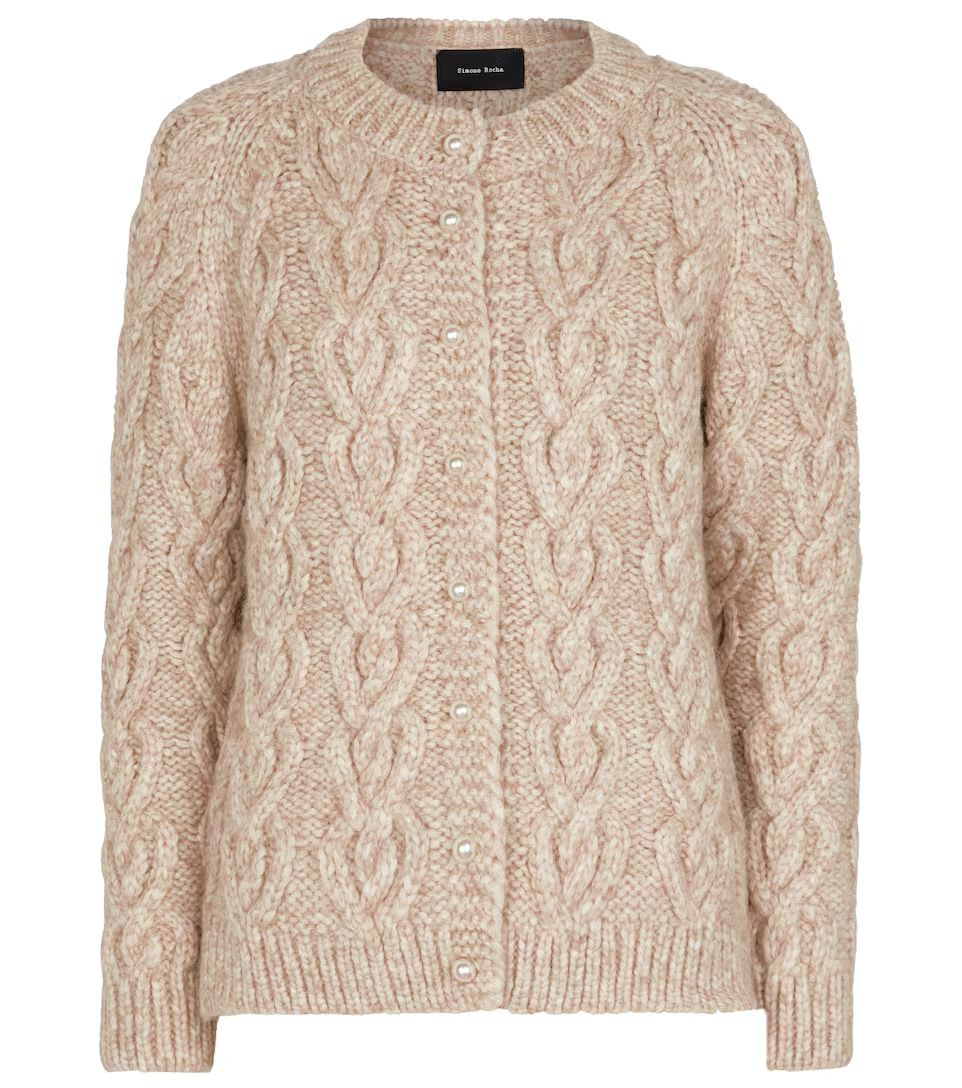 Embellished alpaca and wool-blend cardigan | Mytheresa (UK)