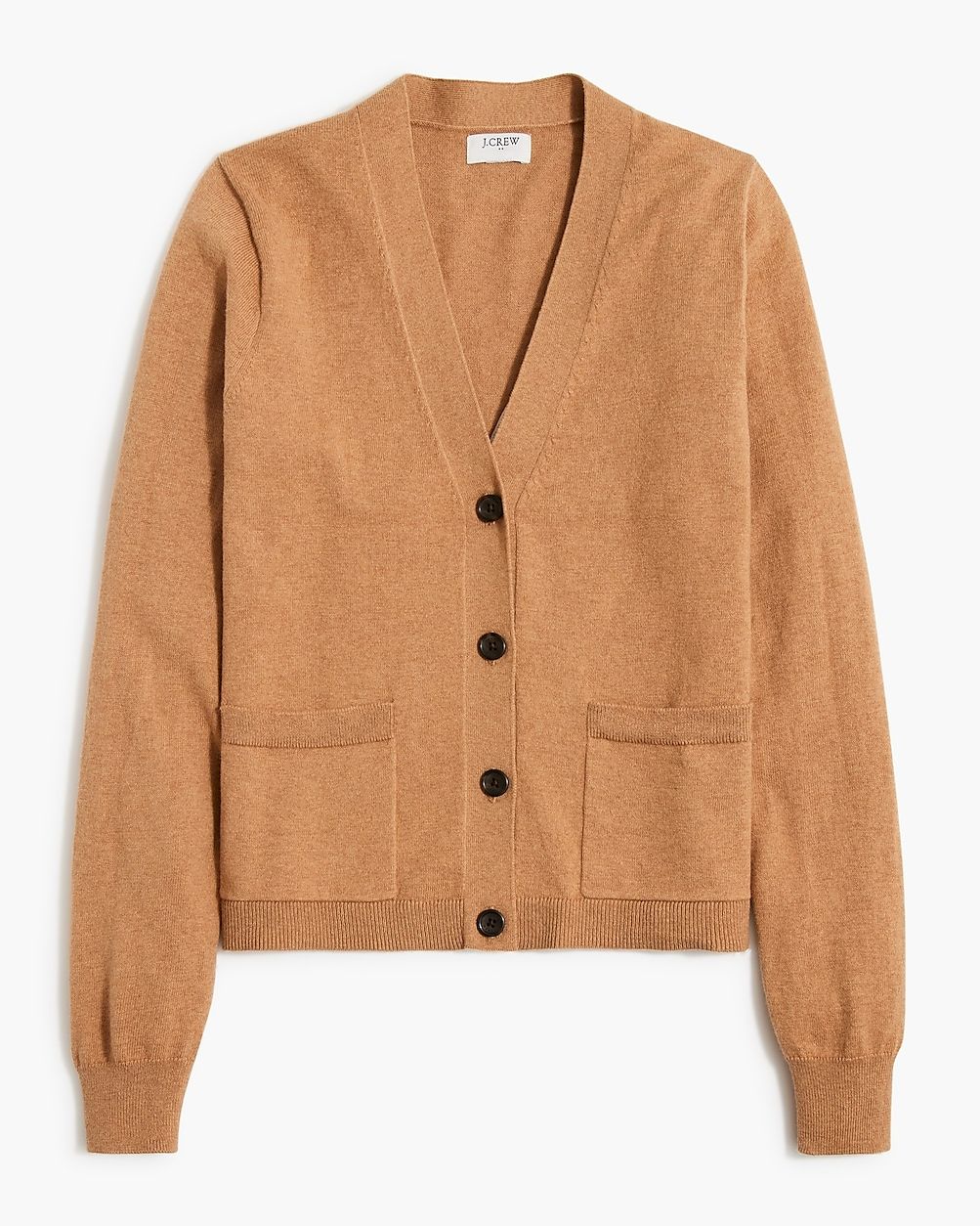 Cotton-blend V-neck cardigan sweater | J.Crew Factory