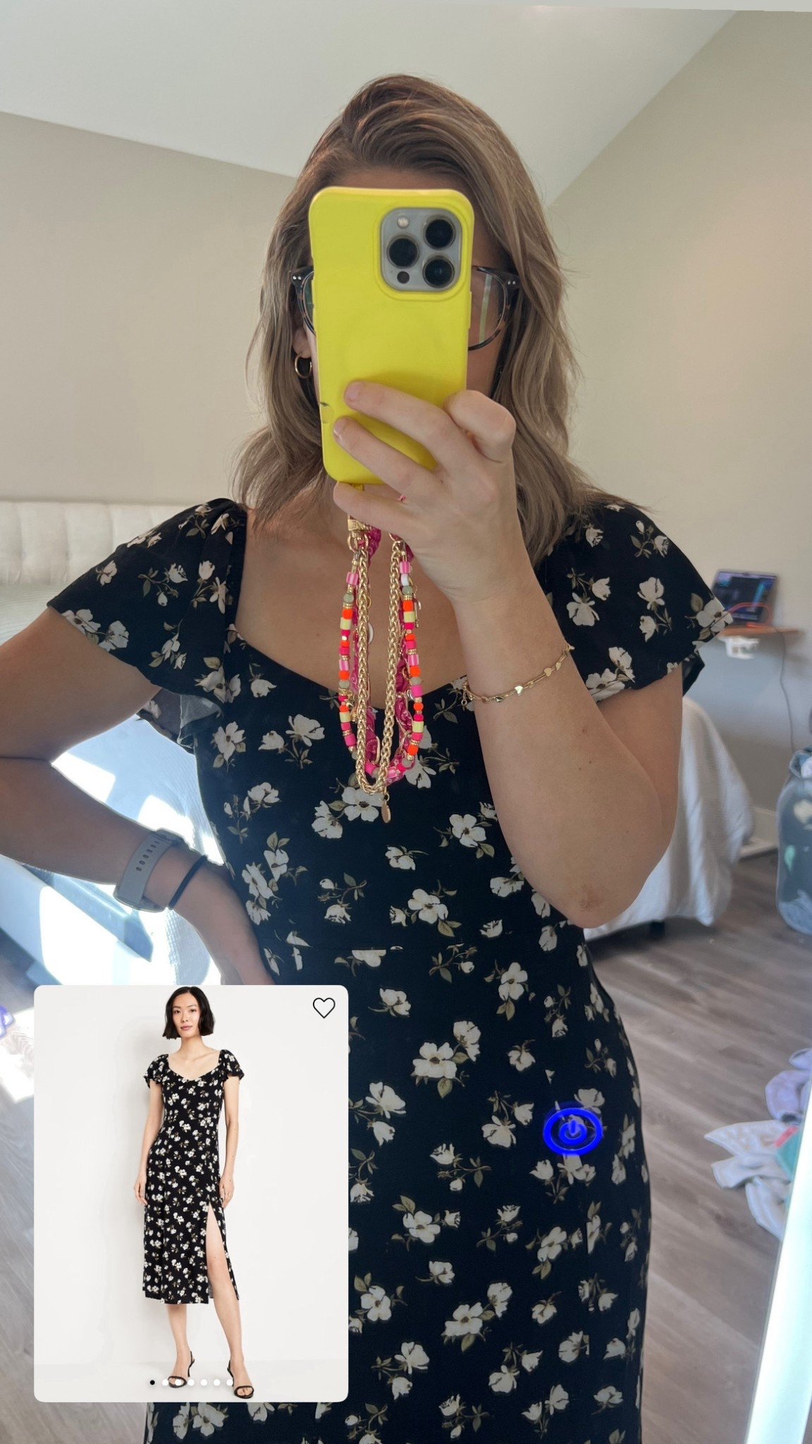 Old Navy Workwear Floral Midi Dress 

#LTKSummerEdit #LTKWorkwear #LTKMidsize