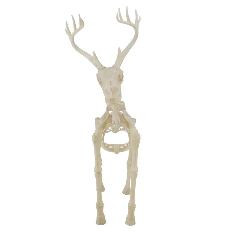 LED Illuminated Deer Skeleton, 60-inch, Halloween Decoration, by Way to Celebrate | Walmart (US)