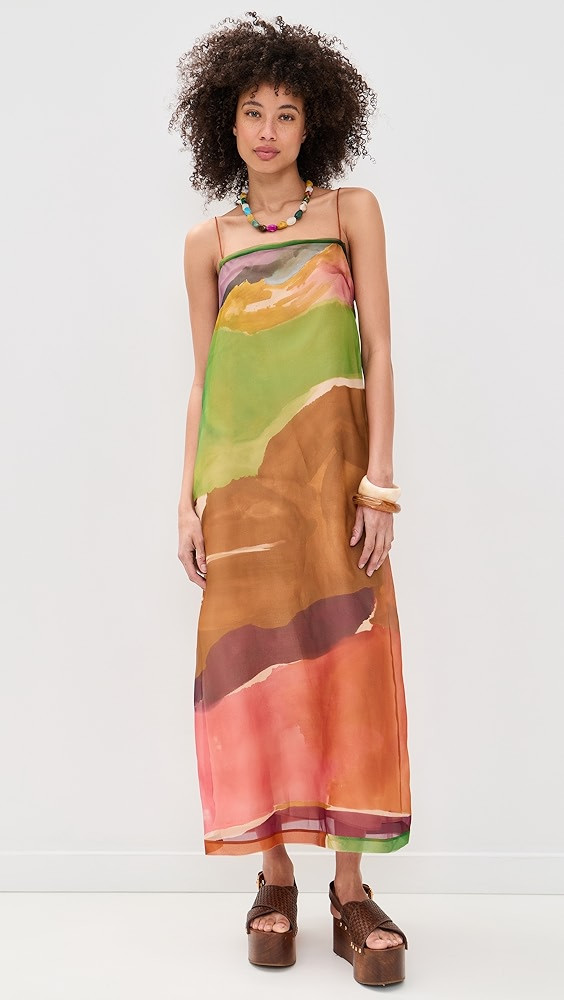 Landscape Silk Organza Dress | Shopbop