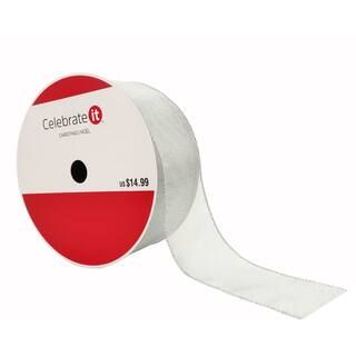 2.5" Shimmer Wired Ribbon by Celebrate It™ Christmas | Michaels Stores
