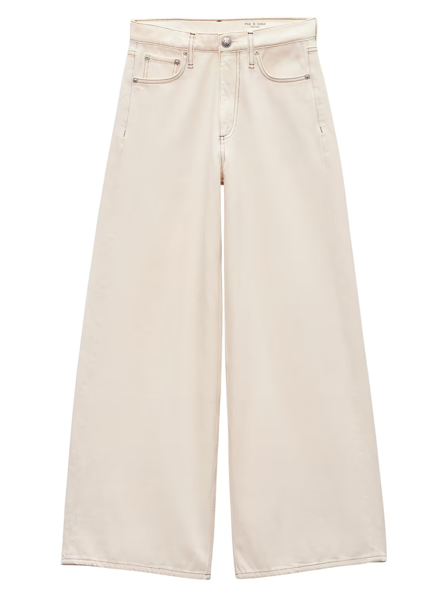 Sofia Stretch Wide-Leg Jeans | Saks Fifth Avenue