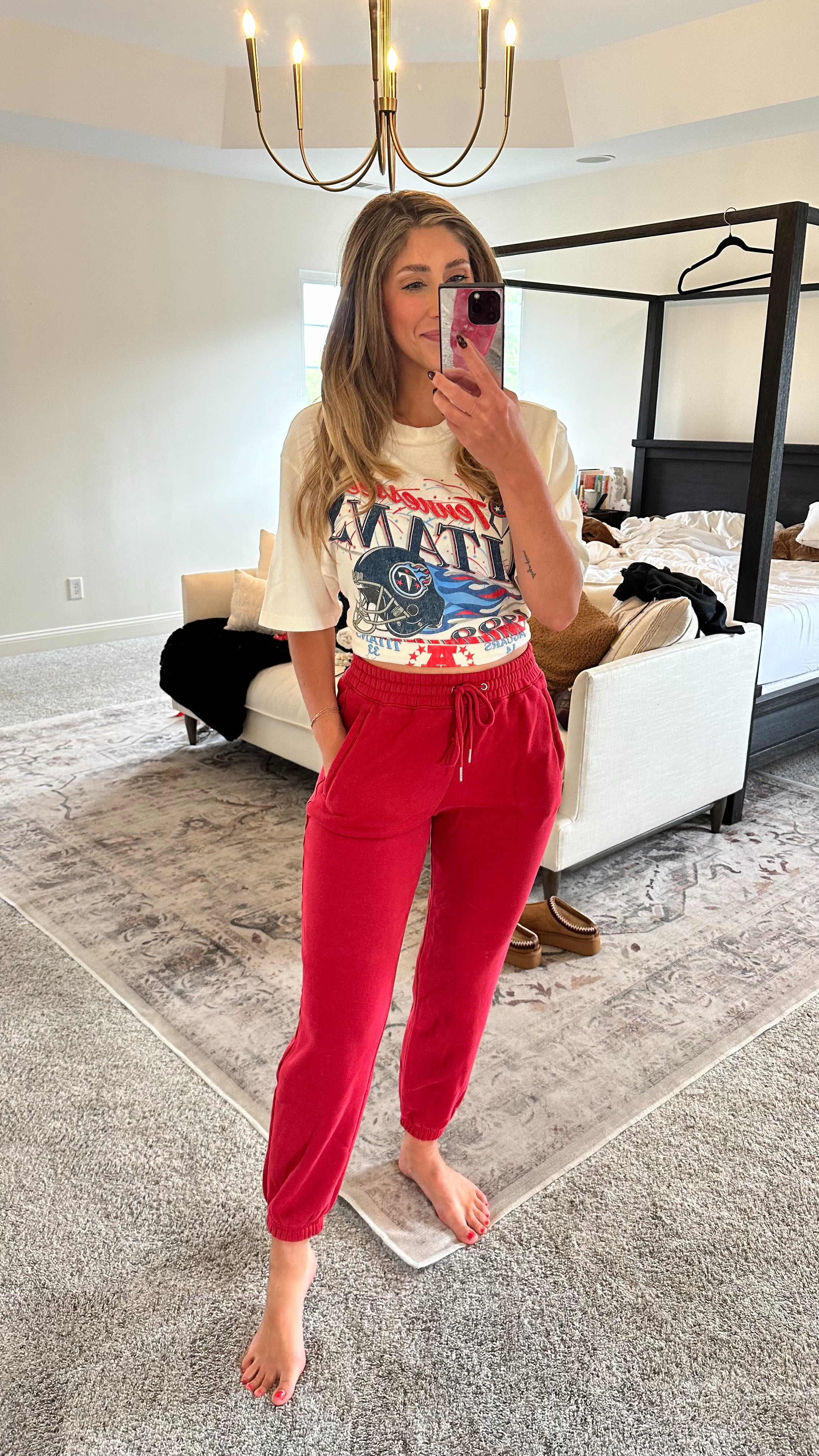 The NFL gear from Abercrombie is the perfect gift options for guys and girls! I'm wearing the men's tee for a different styling option. 

25% off sitewide + code CYBERAF for extra 15% off!

cyber week / BFCM / Black Friday / cyber deals / Abercrombie / style tip / NFL / gift guide for him / gift guide for her / holiday gifting / Samantha Bauchmann 

 #LTKCyberWeek #LTKSaleAlert #LTKStyleTip