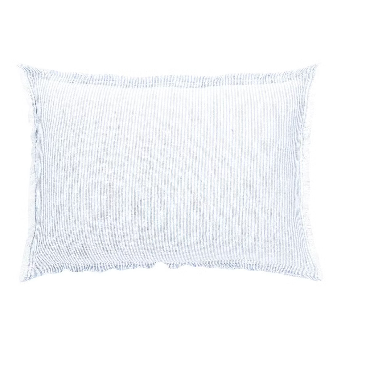 Sky Blue & White Striped Down Alternative So Soft Linen Pillow - Anaya | Target