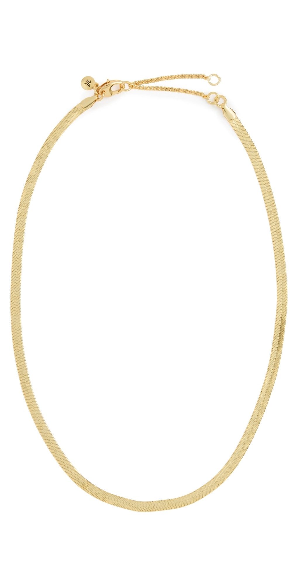 Madewell Herringbone Chain Necklace Vintage Gold One Size | Shopbop
