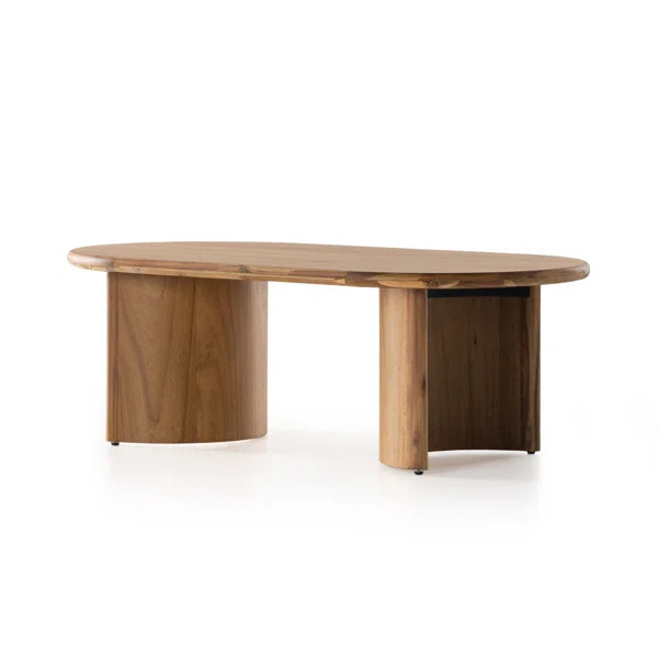 Brown Paden Solid Wood Coffee Table | Perigold