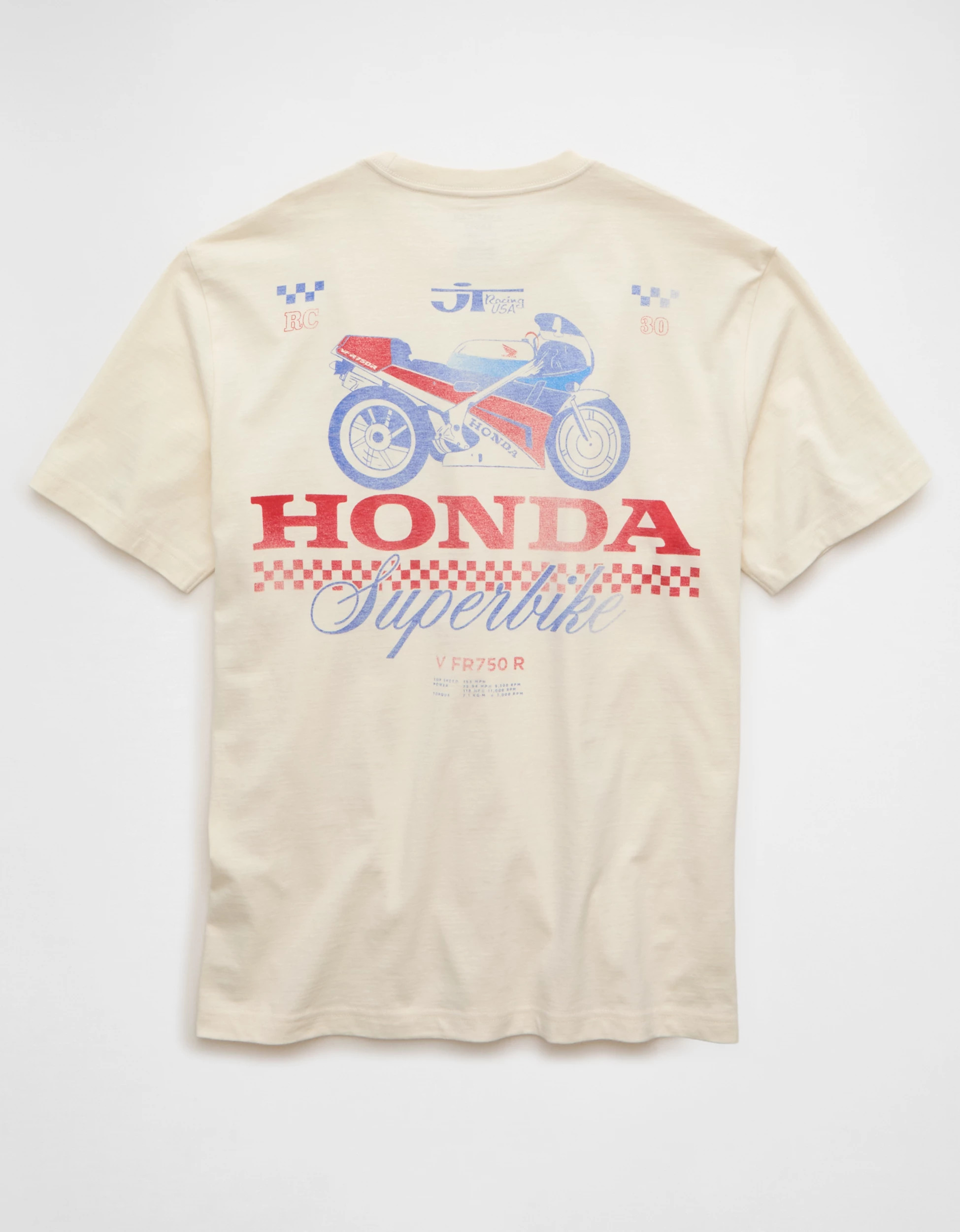 AE Standard Fit Honda Racing Graphic T-Shirt | American Eagle Outfitters (US & CA)