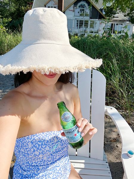 Best sunhat from Frances Valentine! Full coverage and lightweight! Sharing a similar one piece from Target that is almost identical to this Draper James suit I’m wearing! Love a good beach day!☀️

#LTKFind #LTKfamily #LTKSeasonal