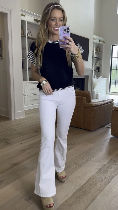 Obsessed with this soft striped top for spring. Loving all of the neutrals as well. #PinkLily #Neutral#capsule wardrobe #SpringStyle #CasualStyle

Use my code TORIG20 for discount 

#LTKstyletip #LTKfindsunder50 #LTKsalealert