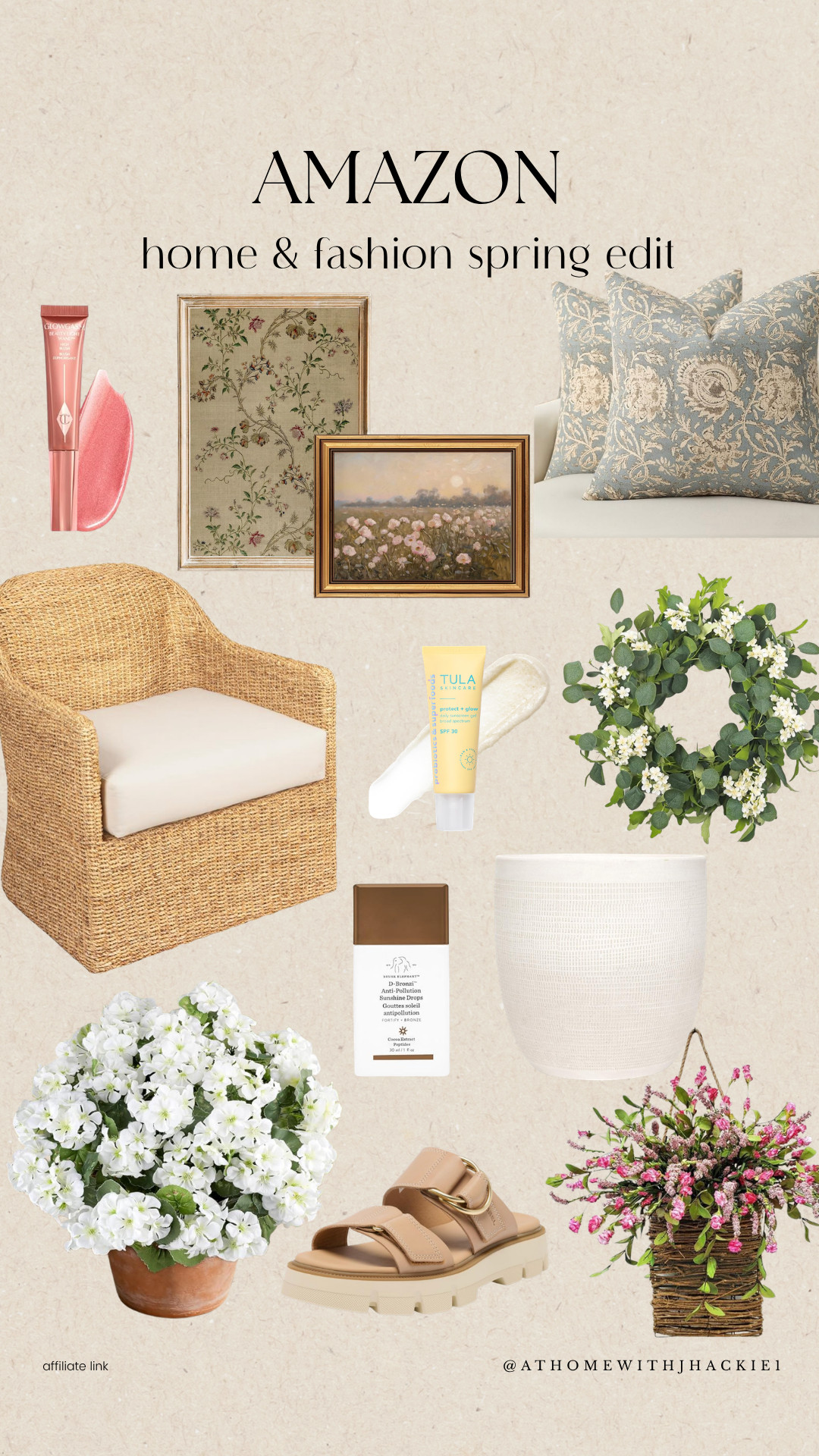 Amazon spring finds, amazon spring decor, spring home decor amazon, amazon fashion finds women, woven accent chair amazon, floral wall art amazon, blue throw pillows amazon, spring wreath front door, patio planter pot amazon, spring sandals women, tula sunscreen amazon, bronzing drops amazon, charlotte tilbury lip gloss dupe, spring patio decor, amazon home refresh, cottage style decor amazon, outdoor flower pots amazon, neutral spring decor, affordable spring fashion, amazon seasonal finds 

 

#LTKHome