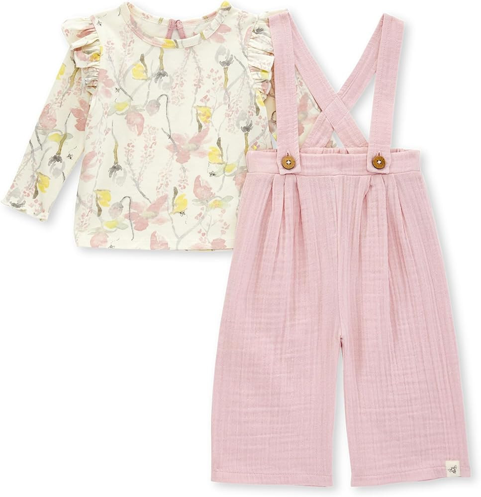 Burt's Bees Baby baby-girls Romper Jumpsuit, 100% Organic Cotton One-piece Outfit Coverall | Amazon (US)