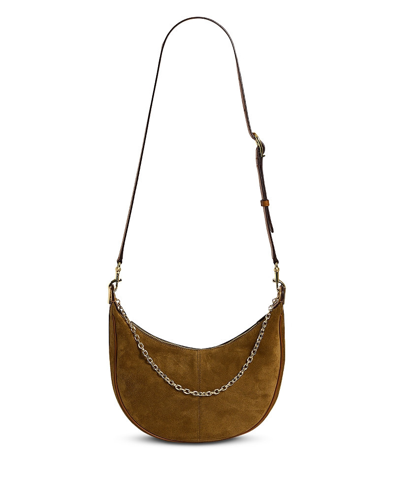 Gerard Darel Le Suzanne Suede Half Moon Bag | Bloomingdale's (US)