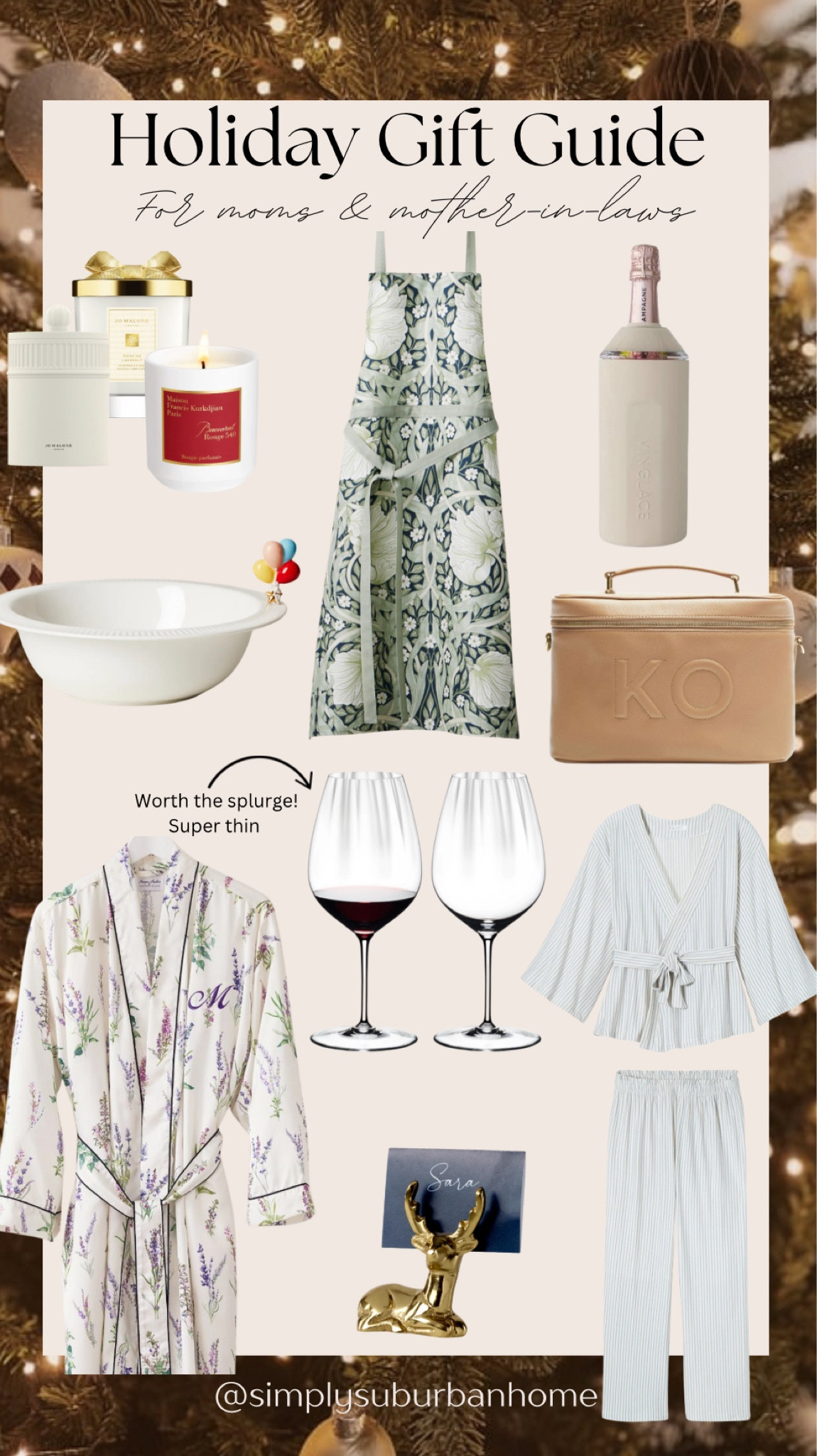 Holiday gift guide, Christmas, Christmas gifts, gifts, gifts for her, gifts for mom, mother in law, gifts for mother in law, Mother’s Day, wine glasses, robe, lake pajamas, riedel, wine, bar

#LTKFindsUnder50 #LTKGiftGuide #LTKHome