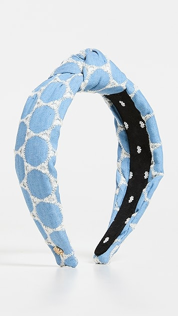 Dot Eyelet Knotted Headband | Shopbop