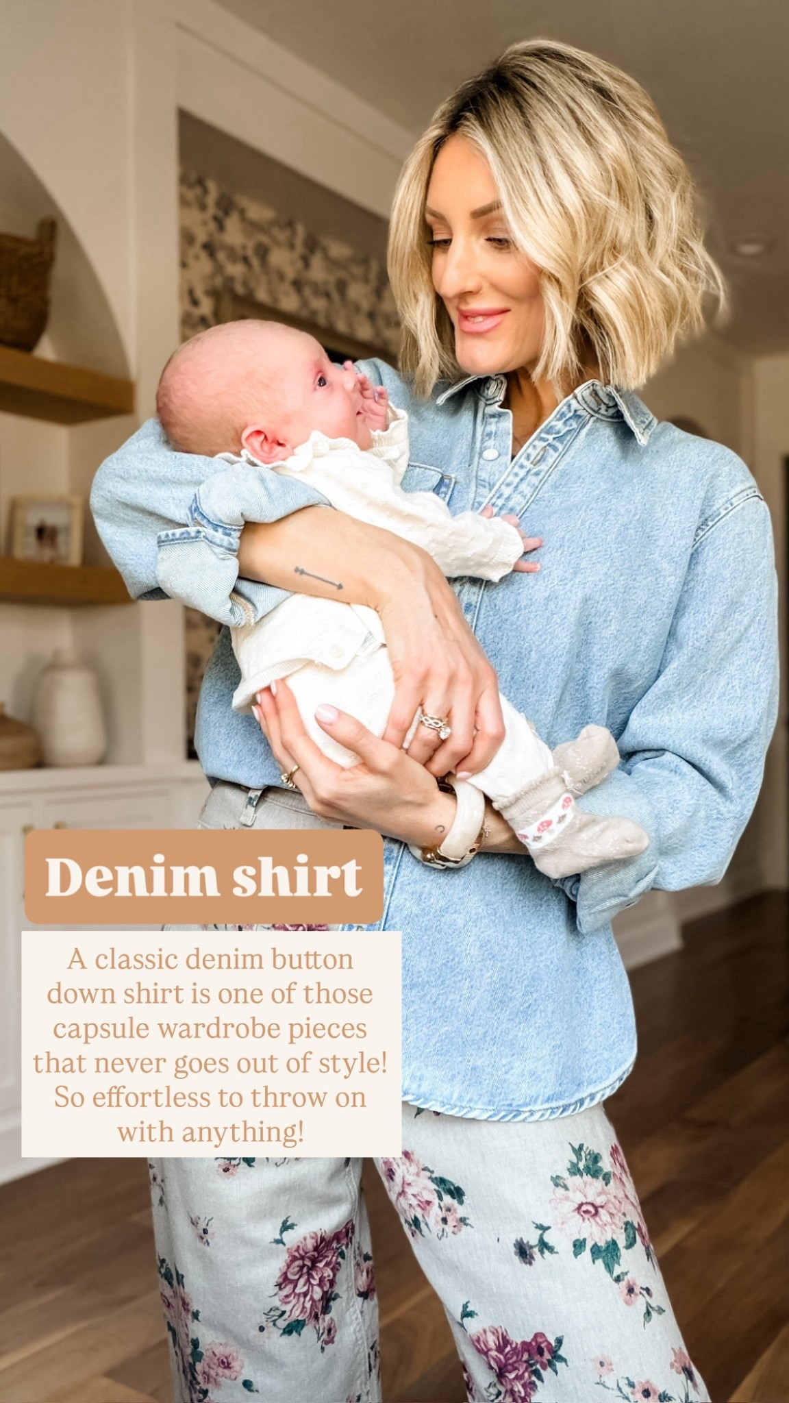 Lately, I have been wearing this denim shirt on repeat! The stock is low, but I linked a few other denim button downs! Such a classic piece you can wear all year round & style so many ways! Wearing M! 

Loverly Grey, denim button downs, denim shirt, closet staples, spring outfit 

#LTKSeasonal