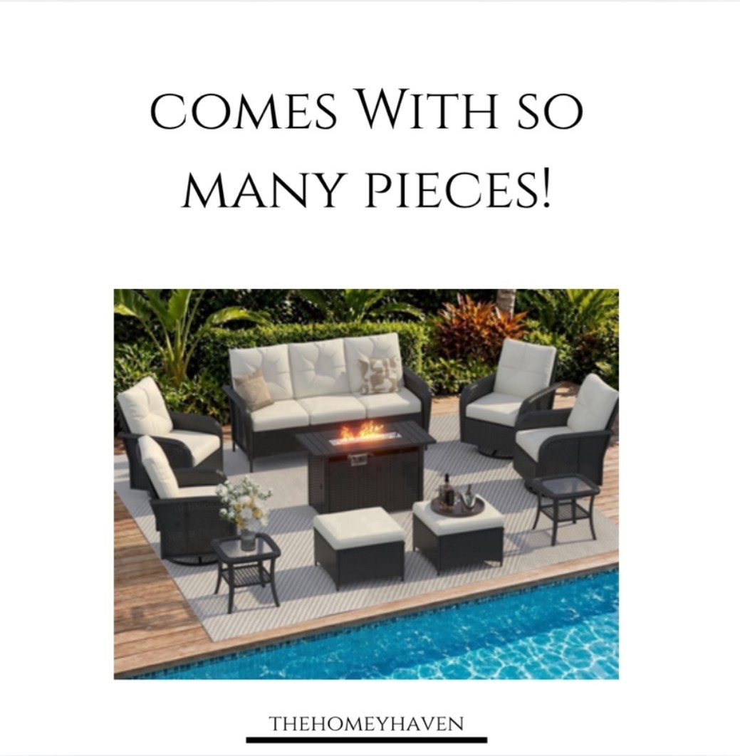 This is a great set with so many pieces for such an affordable price!! On sale right now! Included some other sets I love below that are also on deal!!


Outdoor furniture, Patio furniture, family time, poolside, outdoors, outdoor space, Walmart home, Walmart finds, Amazon finds, Amazon home, target home, affordable home decor, summer outfits, date night, summer dresses

#LTKSeasonal #LTKHome #LTKmomlife