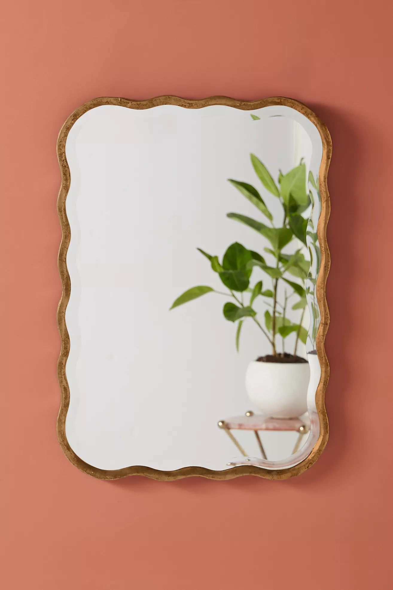 Coquille Metallic Mirror | Anthropologie (US)