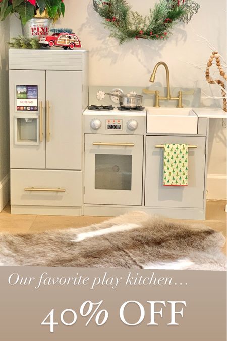 Display kitchen we own and love and it’s an awesome dupe of the pottery barn version and currently under $150.

Kids holiday gifts | pretend play toys | pretend play kitchen | modern play kitchen | gold hardware play kitchen | pottery barn dupe

#PlayKitchen #ModernPlayKitchen #HolidayGiftsForKids #GiftGuideForKids #GiftsForKids #PretendPlayToys



#LTKsalealert #LTKkids #LTKGiftGuide