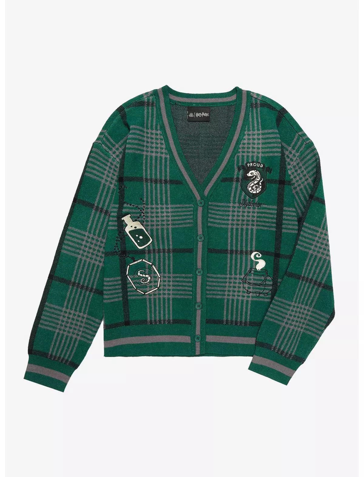 Harry Potter Slytherin Women's Cardigan - BoxLunch Exclusive | BoxLunch
