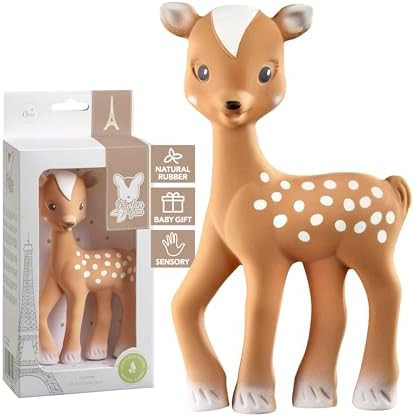 Sophie la girafe Fanfan The Fawn | Teether Friend to Sophie la girafe | Natural Rubber | Designed... | Amazon (US)