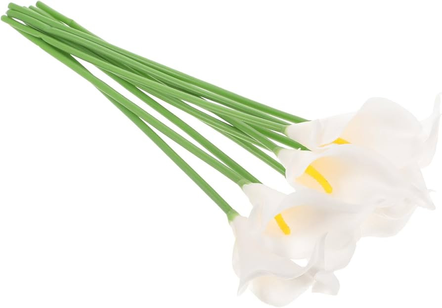 CANIGHT 10 Elegante K\u00fcnstliche Calla Lilien aus Pu Wasserfest und Knitterfrei f\u00fcr Braut... | Amazon (DE)
