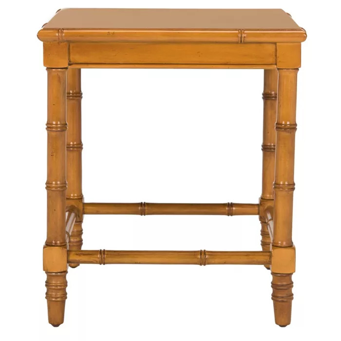 22" Liviah Coastal Bamboo Accent Table - Safavieh | Target