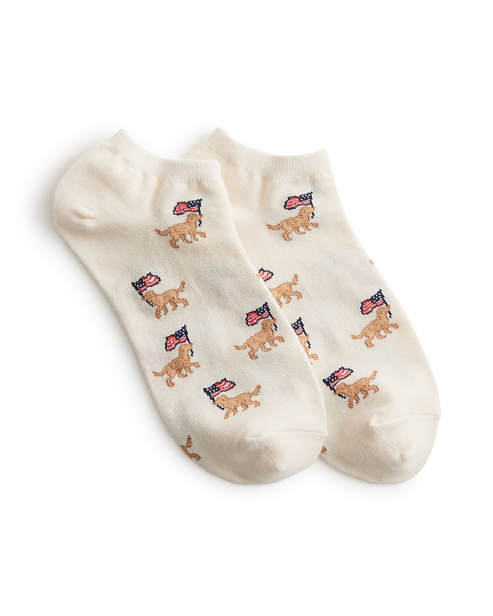Patriotic Labrador ankle socks | J.Crew Factory